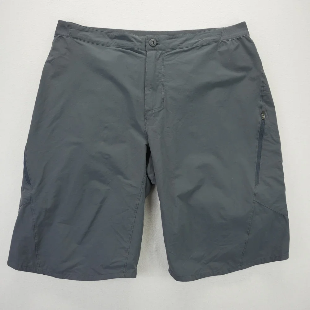 Patagonia Mens Landfarer Shorts‎ 38 Forge Grey Hiking Outdoor Stretch Nylon Gray
